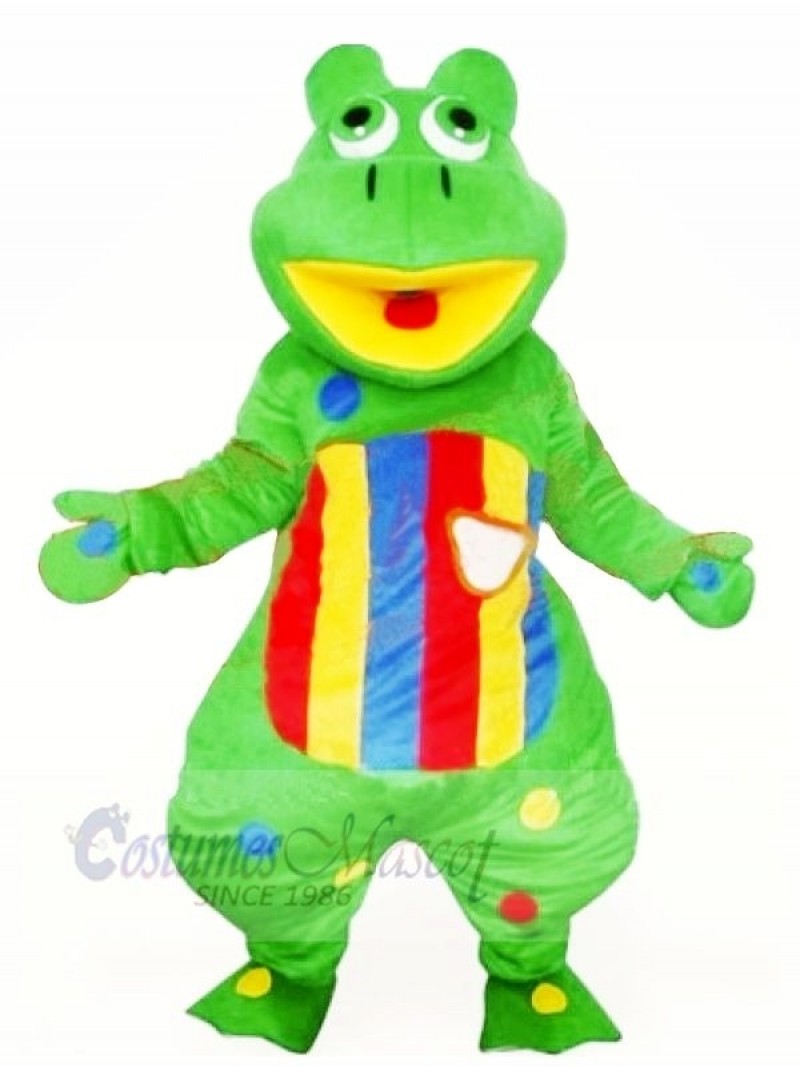 Lovely Green Frog Mascot Costumes Cheap