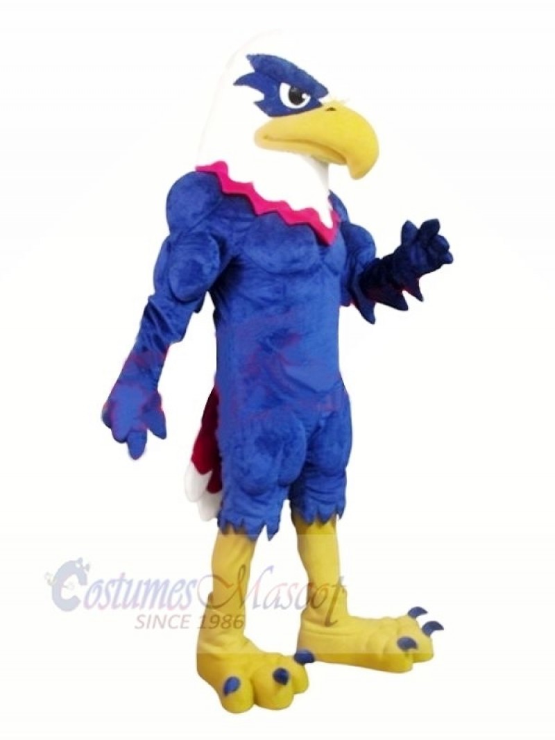 Power Blue Eagle Mascot Costumes Cartoon
