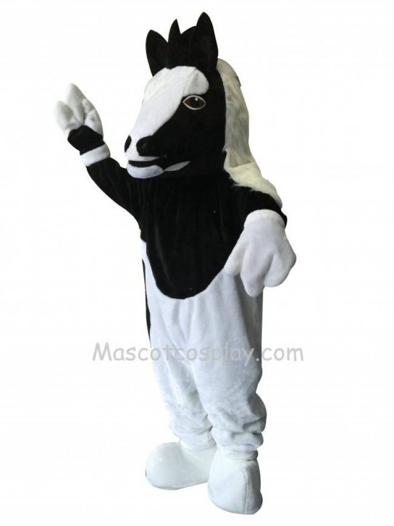 Cute Gypsy Vanner Horse Mascot Costume