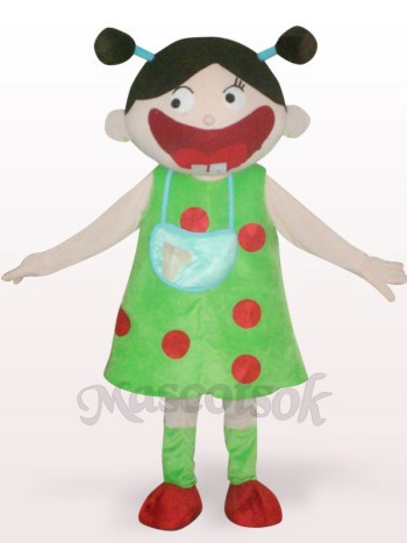 Arab Girl Plush Adult Mascot Costume