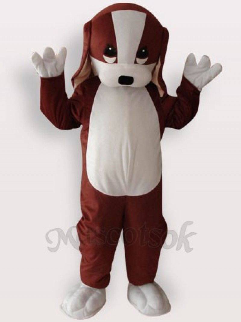 Dog Short Plush Adult Mascot Costume