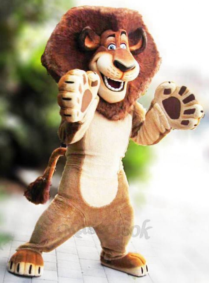 Alex The Lion Mascot Costumes