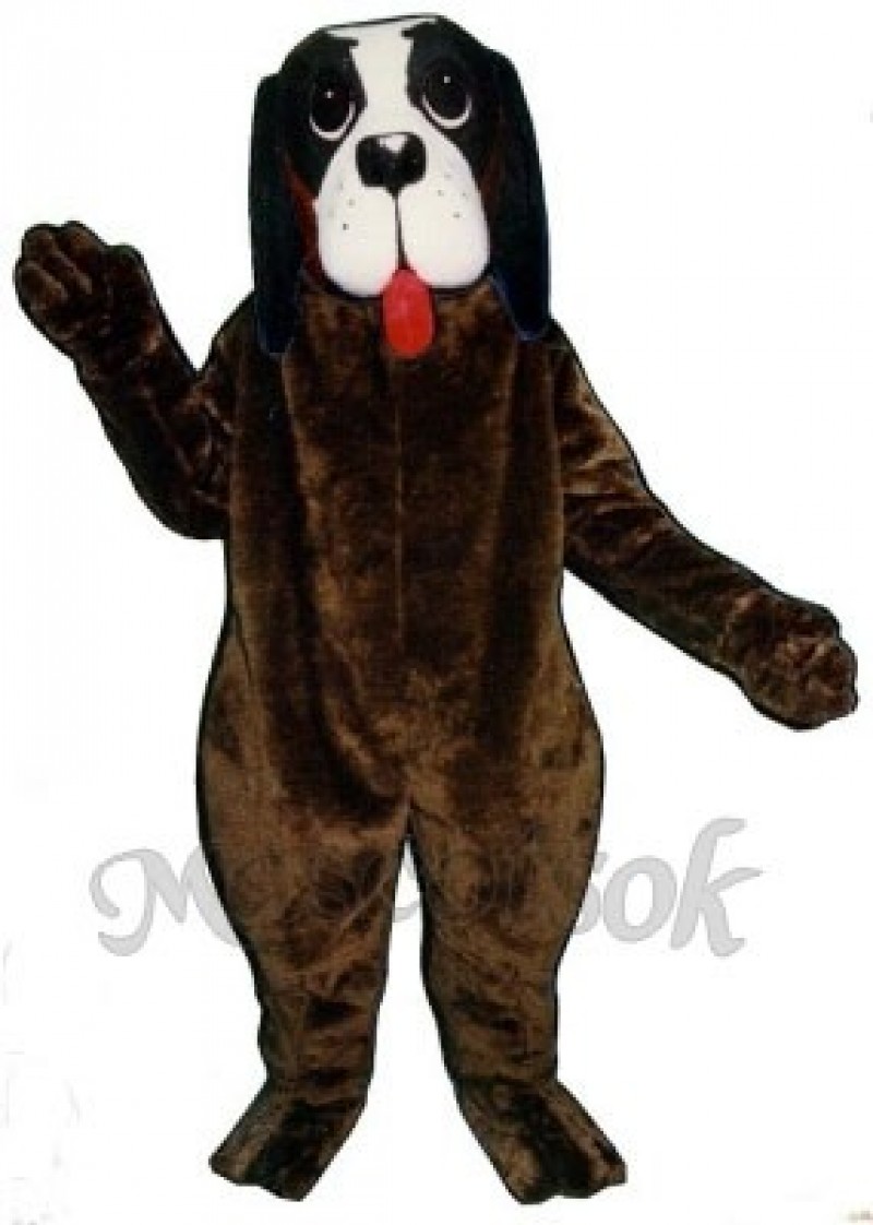 Cute Barney Dog Mascot Costume