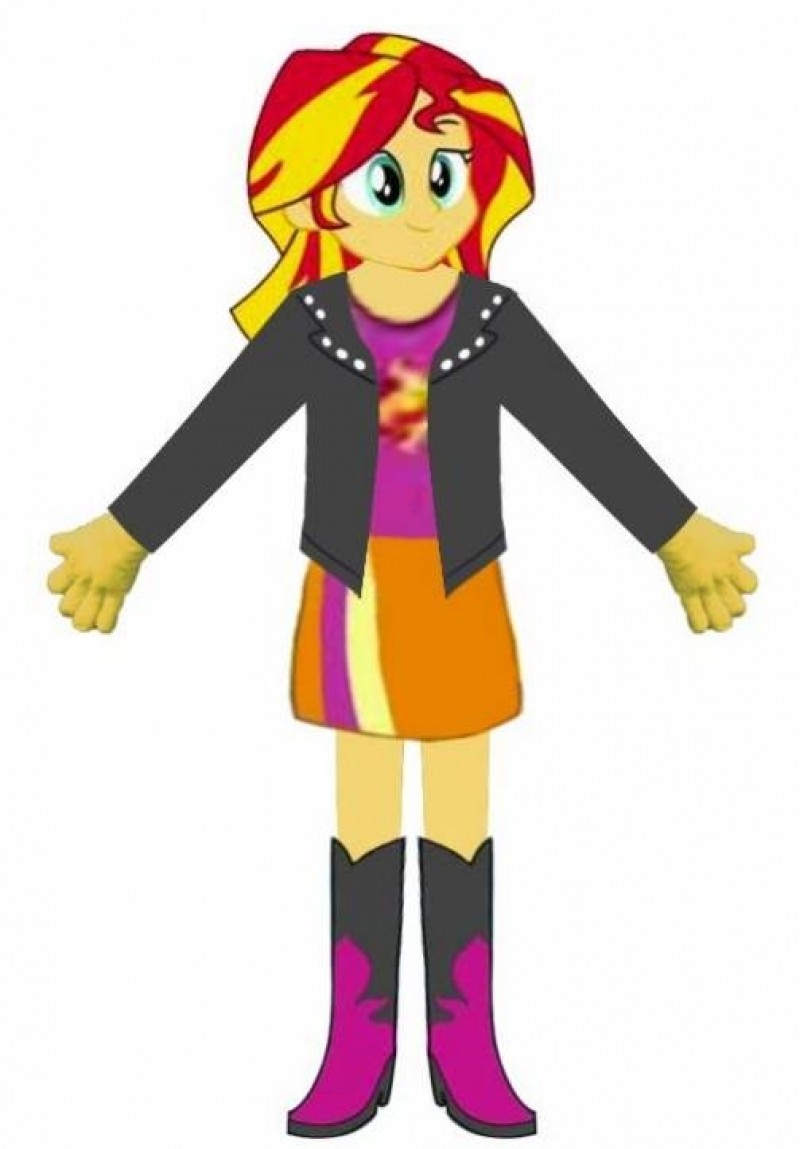 Sunset Shimmer mascot costume People