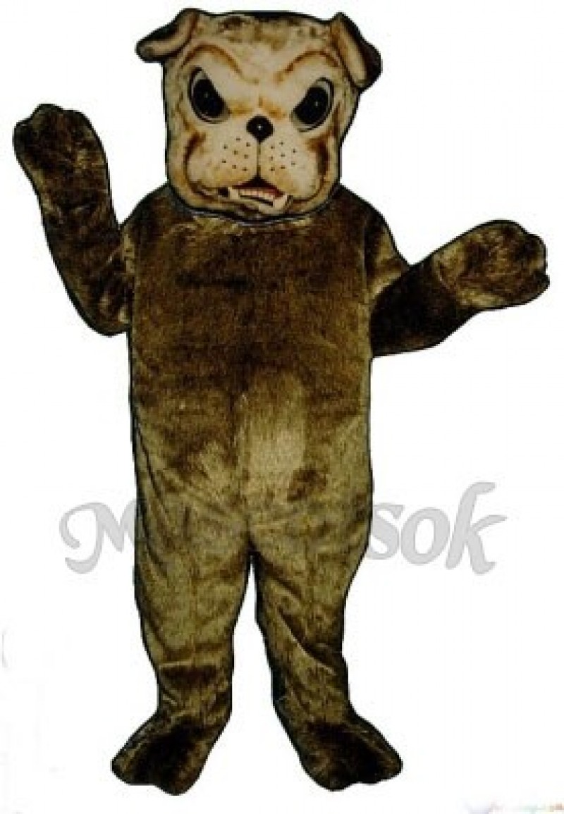 Cute Bulldog Mascot Costume
