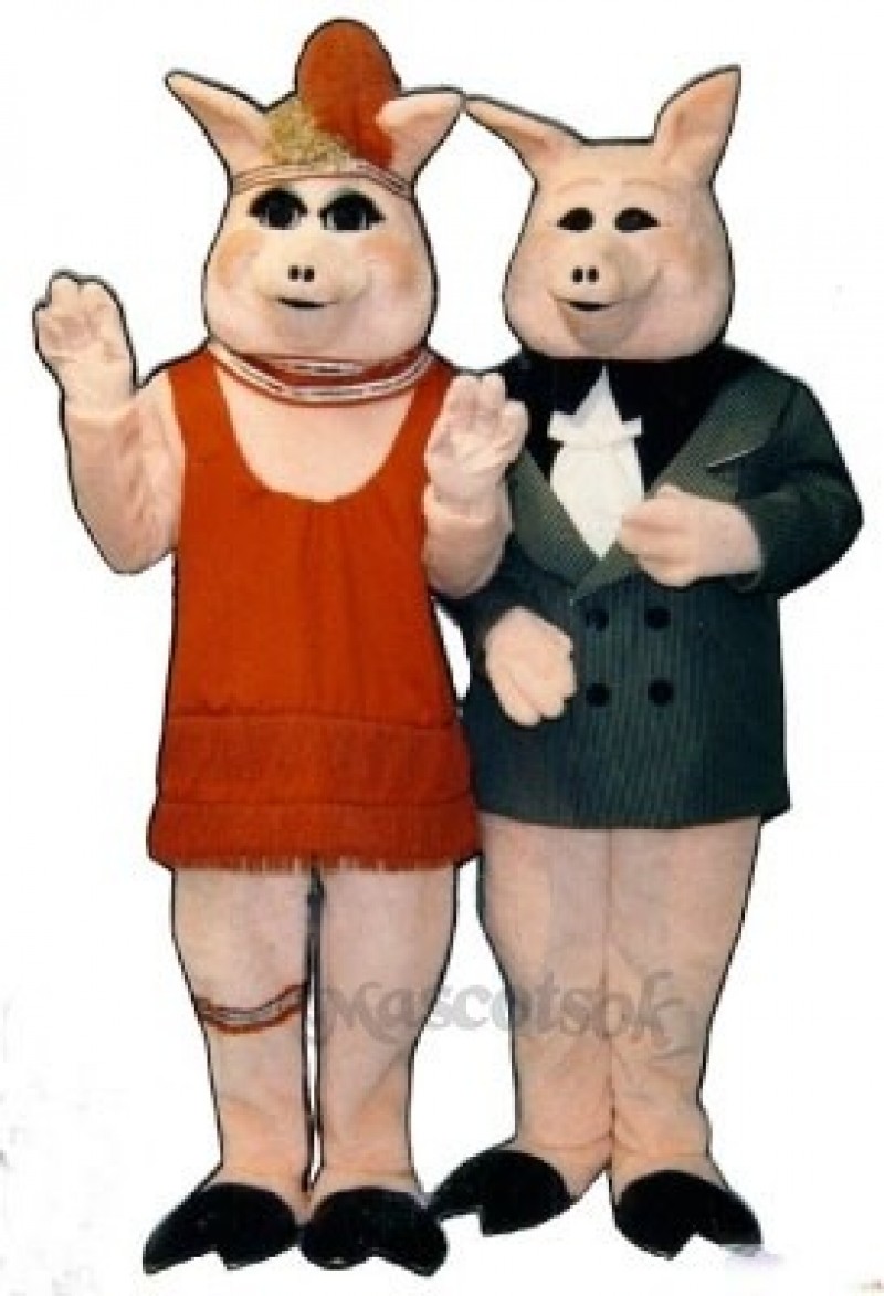 Bugsy Bologna Pig Hog Piglet Mascot Costume