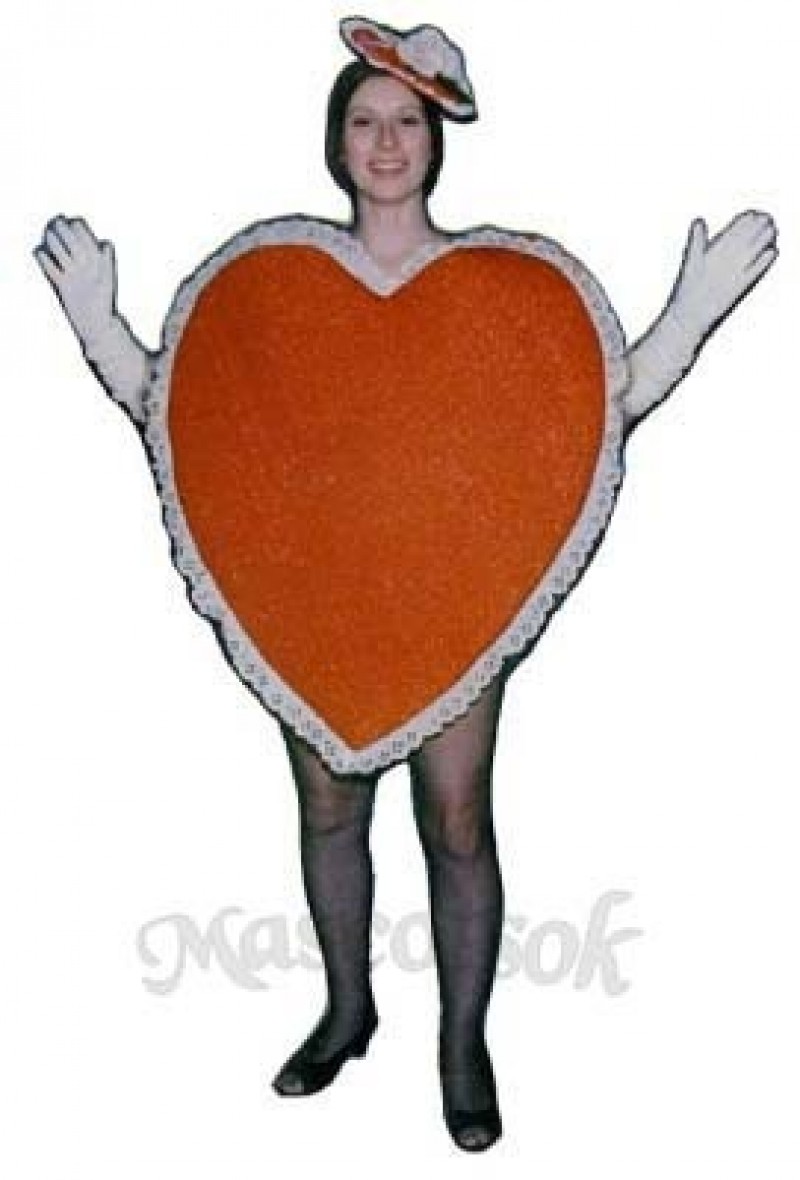 Heart Mascot Costume