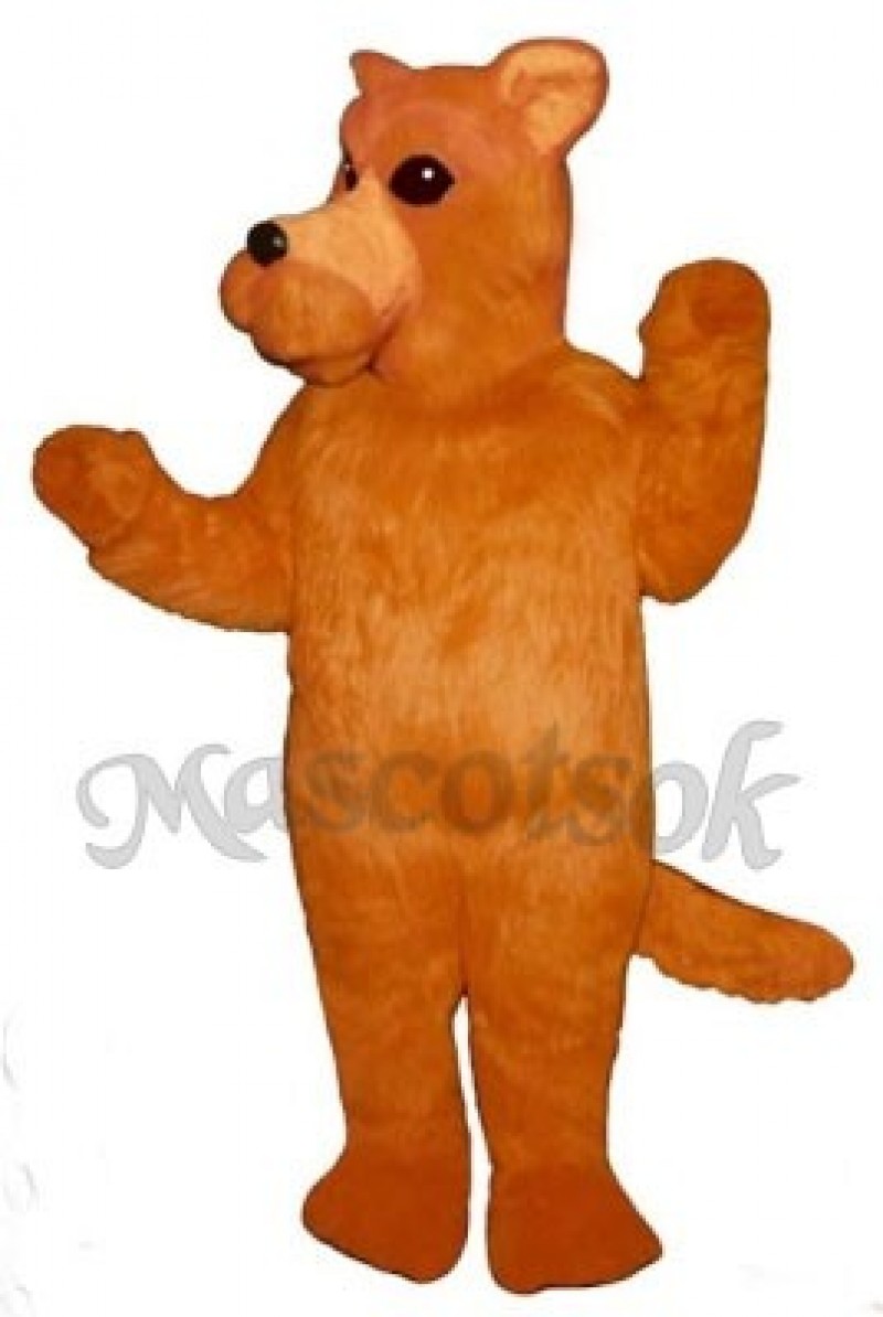 Cute Orange Dog Mascot Costume