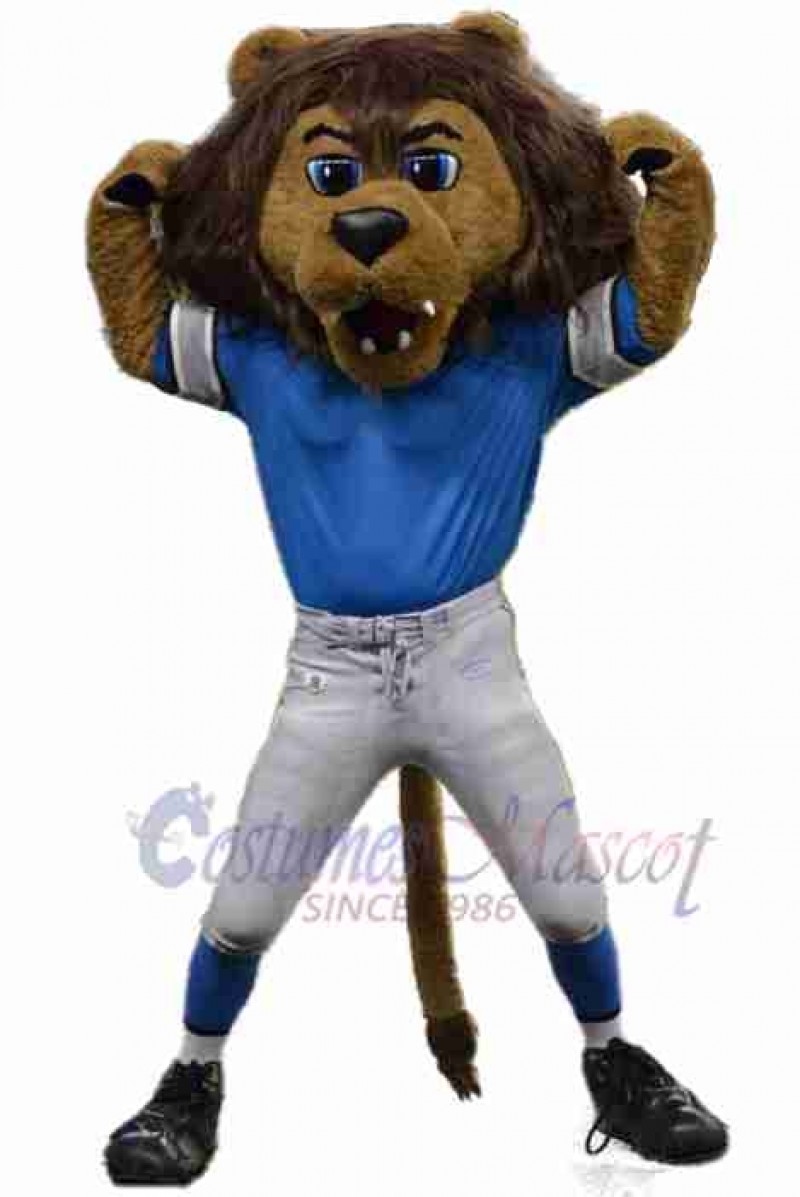 Soccer Lion Mascot Costume