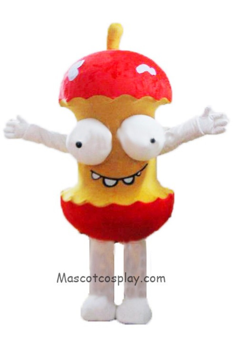 High Quality Rotten Apple Moth Mascot Costume