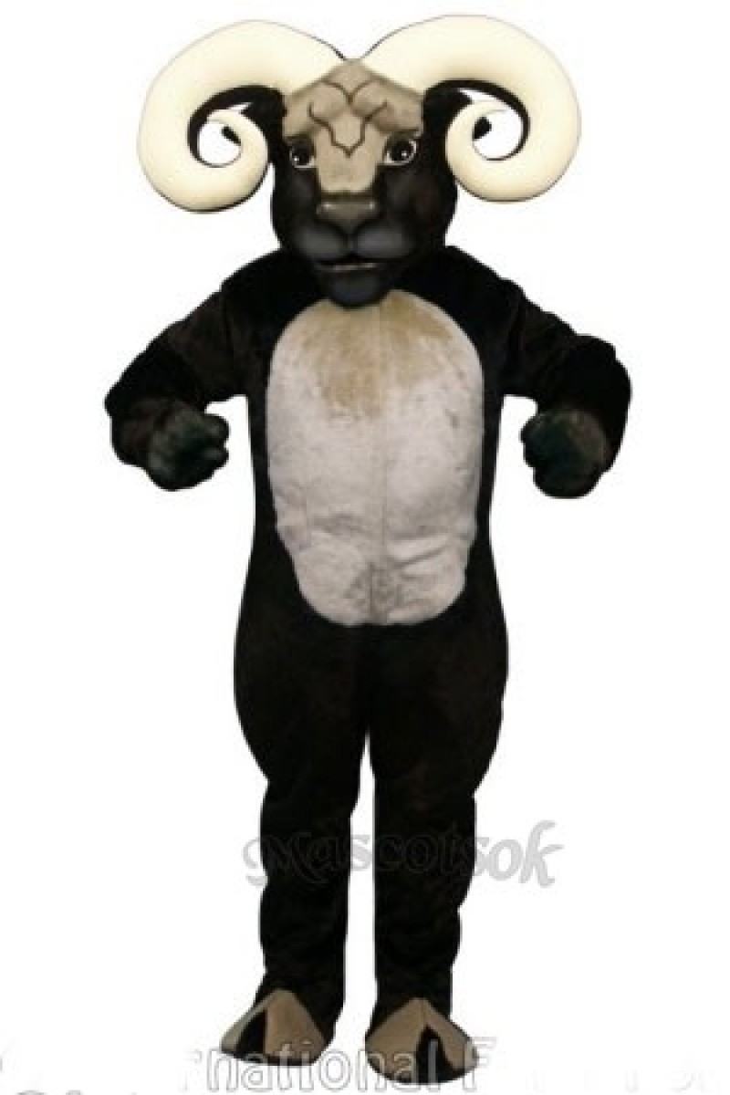 Cute Blocking Ram Mascot Costume