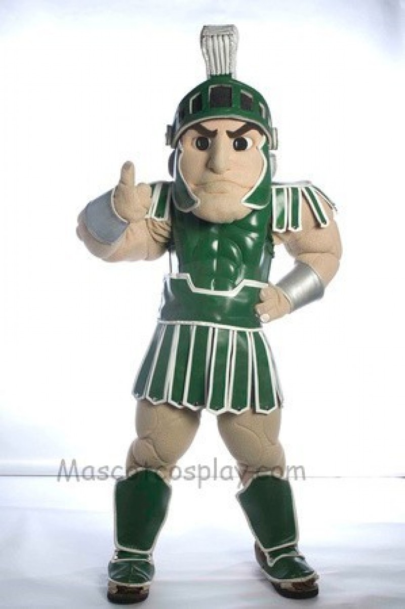 Spartan Trojan knight Sparty Mascot Costume Custom Fancy Costume Carnival Cosplay