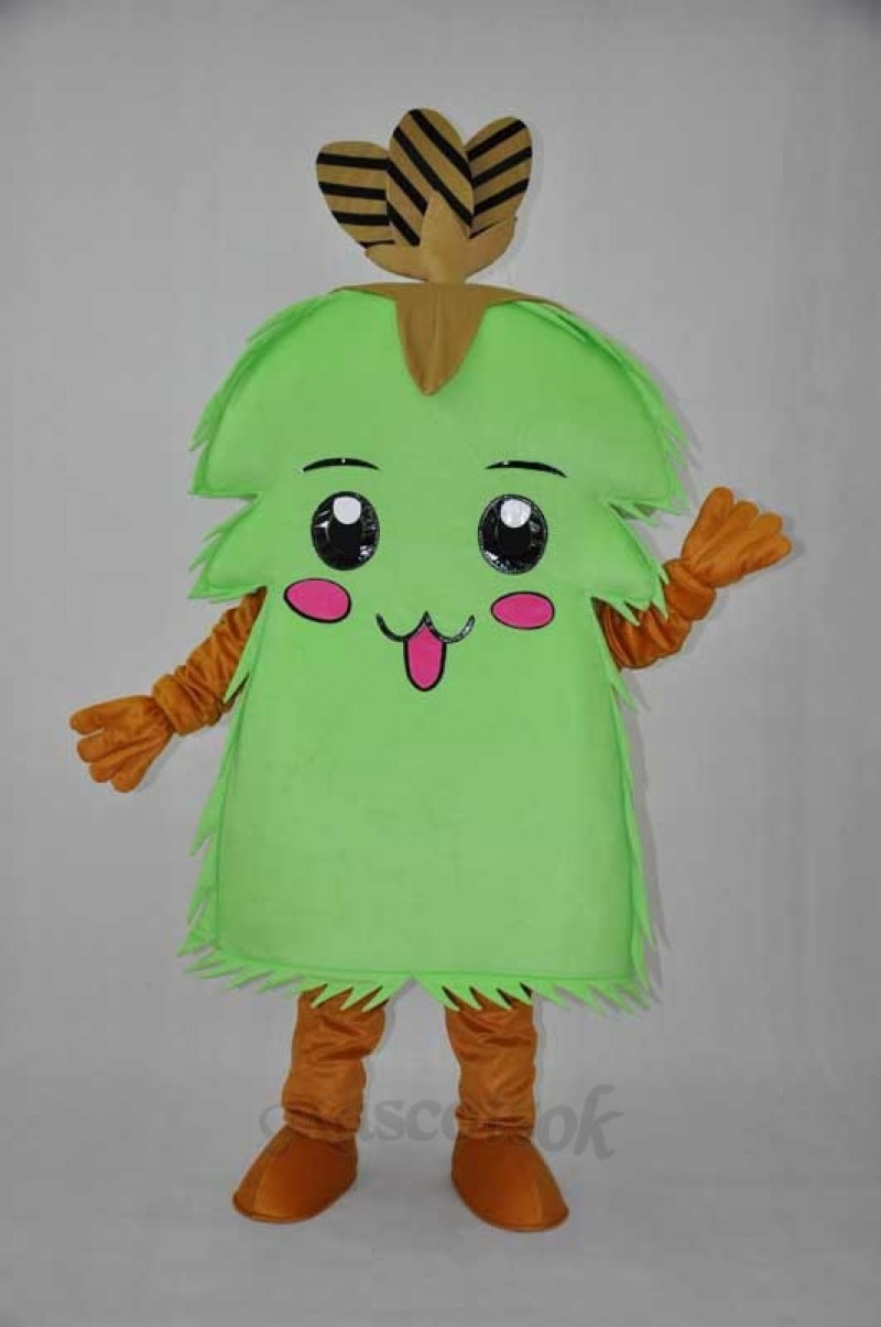 The Christmas tree, the tree elves, elves plush adult mascot costume