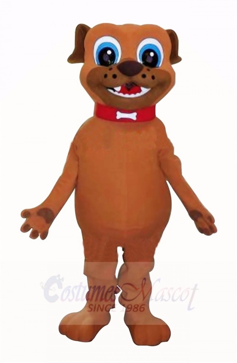 Brown Puppy Dog Mascot Costume Cartoon