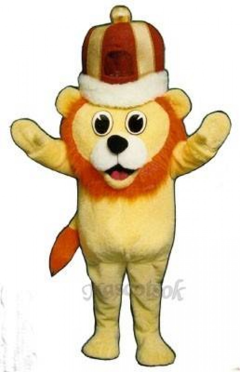 Cute Madcap Lion Mascot Costume