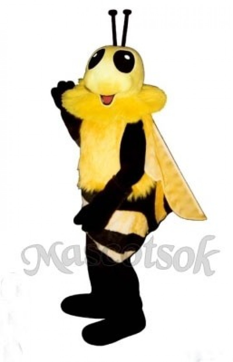 Fluffy Bee Mascot Costume