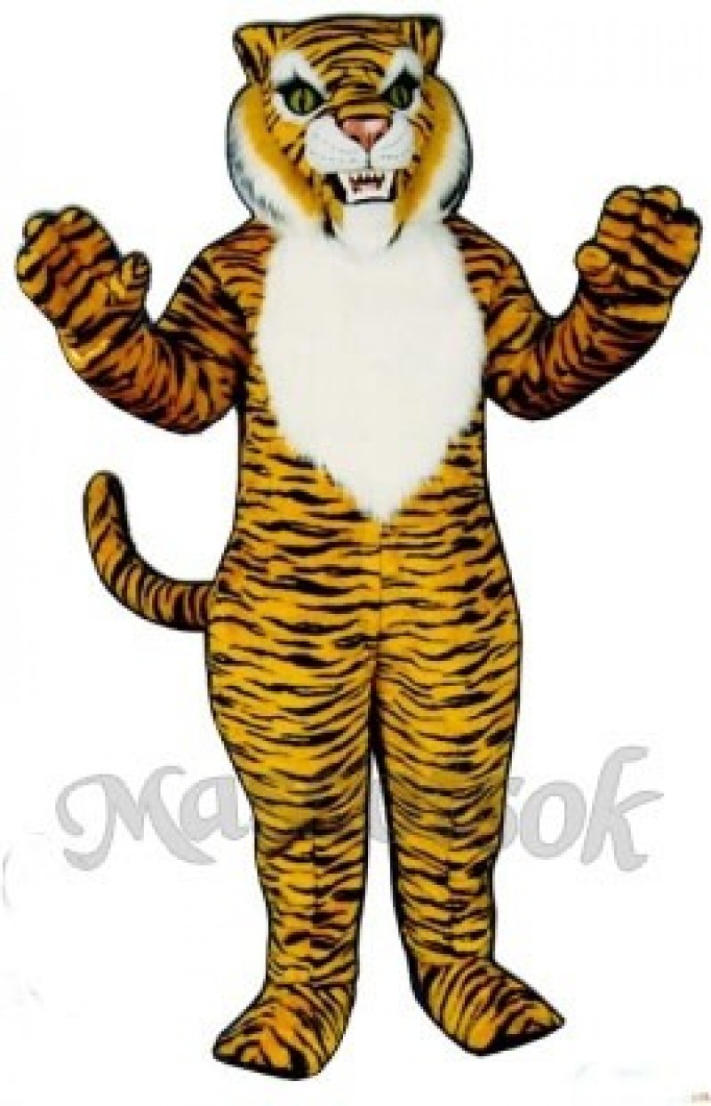 Cute Tiger Mascot Costume