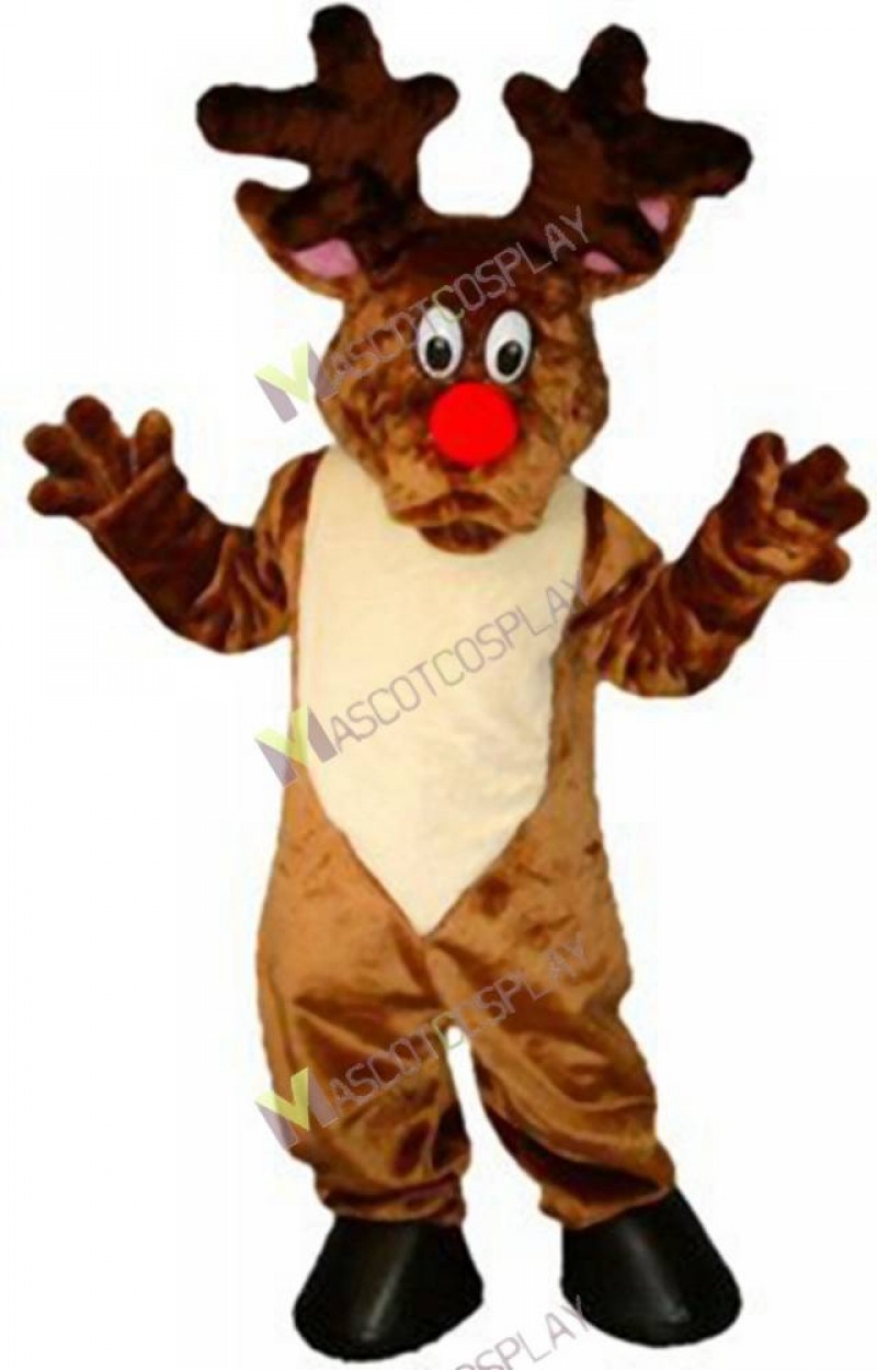 High Quality Adult Christmas Reindeer Mascot Costume