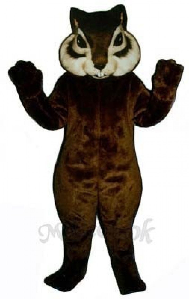 Realistic Chipmunk with Short Tail Mascot Costume