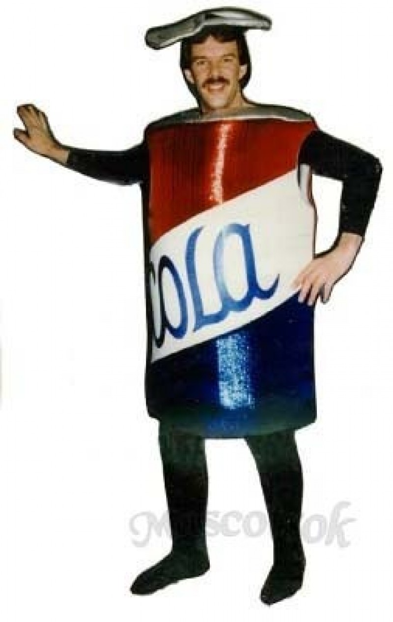 Cola Can Mascot Costume