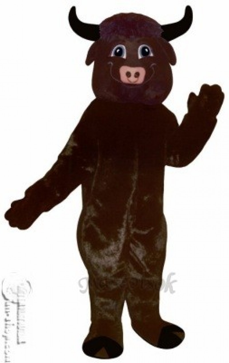 Happy Bull Mascot Costume
