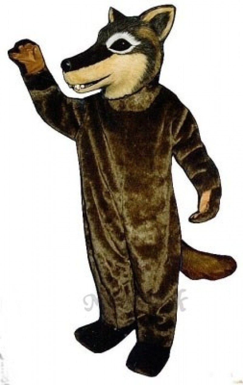 Cute Coyote Wolf Mascot Costume