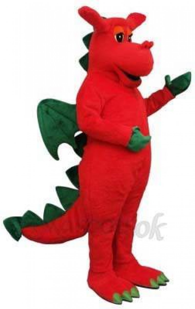 Winged Dragon Mascot Costume