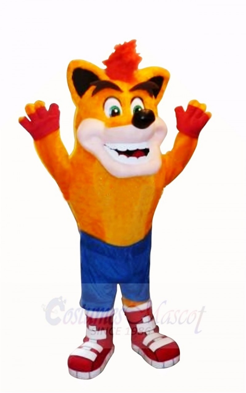 Crash Bandicoot Wolf Mascot Costumes Cartoon	