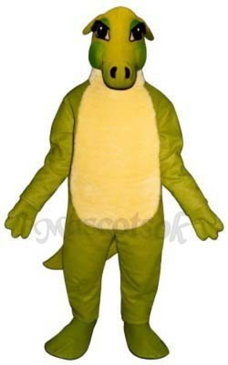 Friendly Dinosaur Mascot Costume