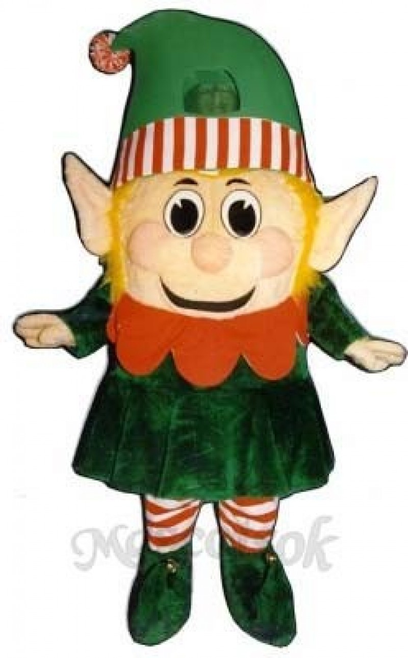 Madcap Girl Elf Mascot Costume