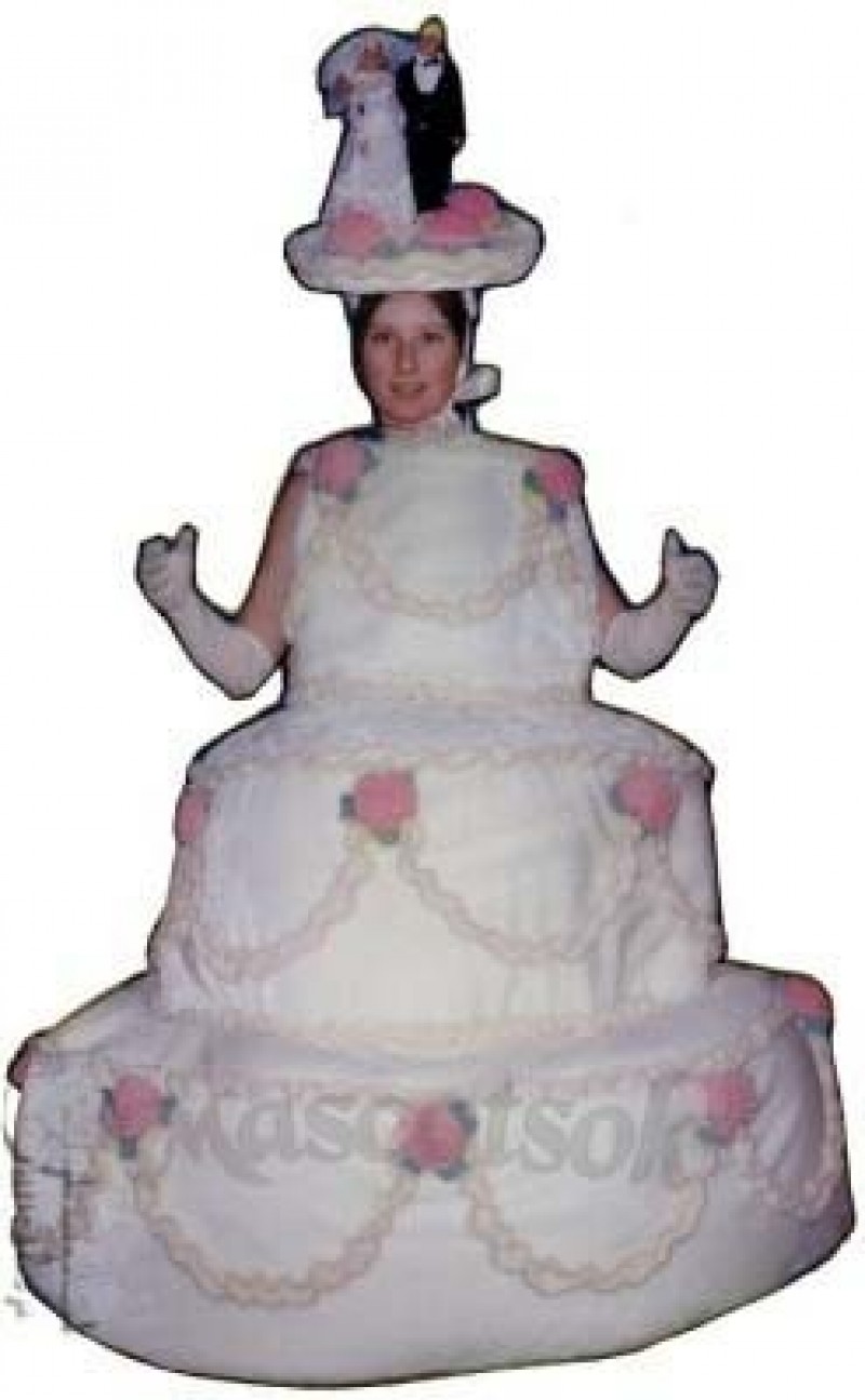 Three Layer Cake Mascot Costume