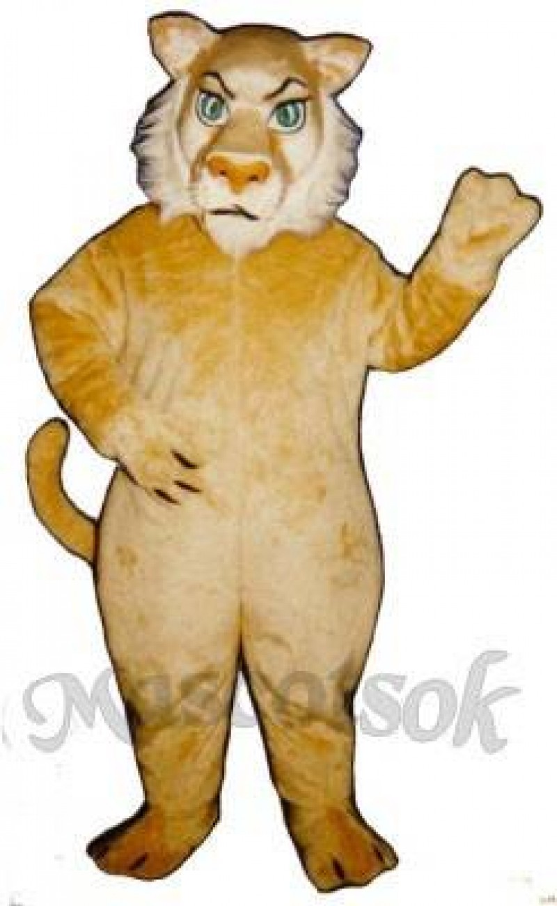 Cute Growly Lion Mascot Costume