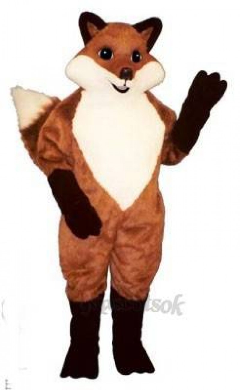 Cute English Fox Mascot Costume