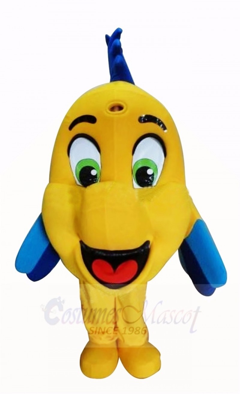 Cute Yellow Clownfish Mascot Costumes Cartoon	