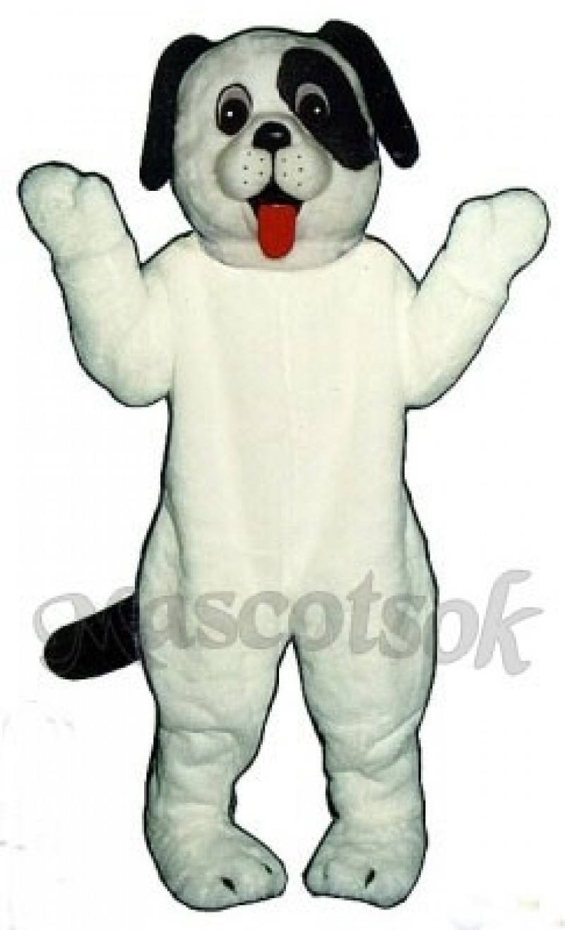 Cute White Puppy Dog Mascot Costume