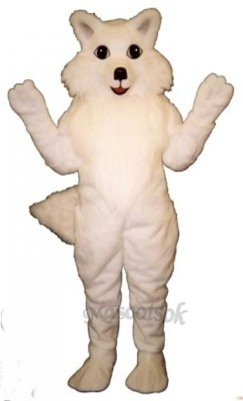 Cute Arctic Fox Mascot Costume