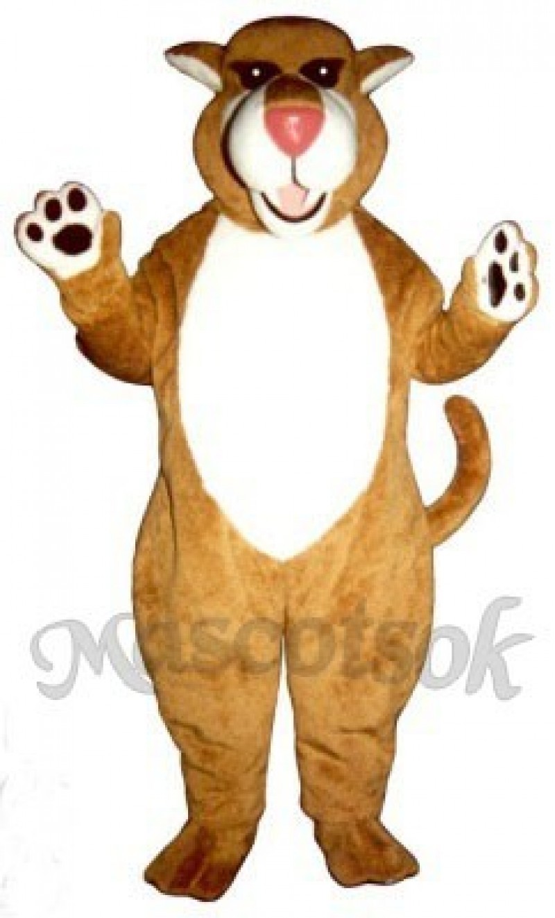 Cute Saber Tooth Cat Mascot Costume