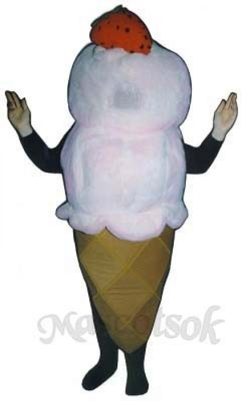 Ice Cream Cone Mascot Costume