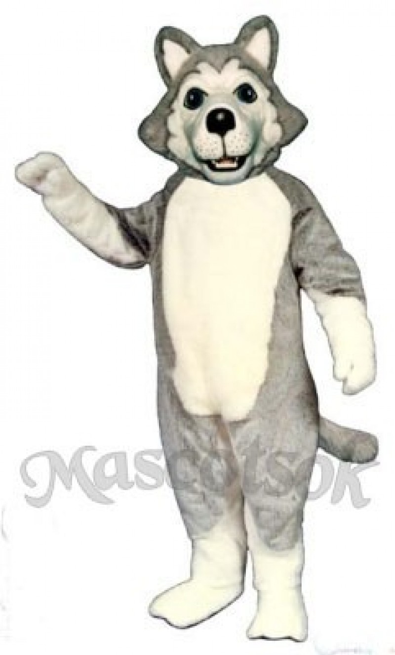 Cute Wolf Dog Mascot Costume