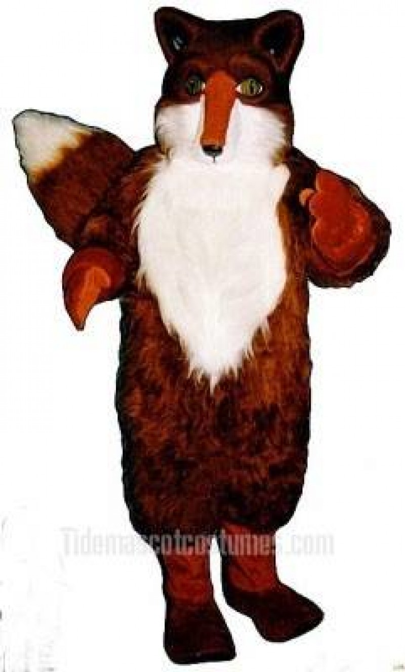 Cute Red Fox Mascot Costume