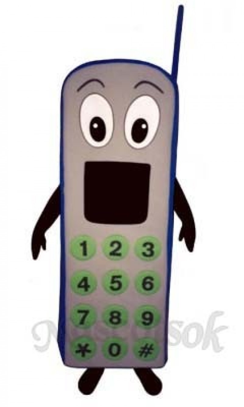 Screaming Phone Mascot Costume