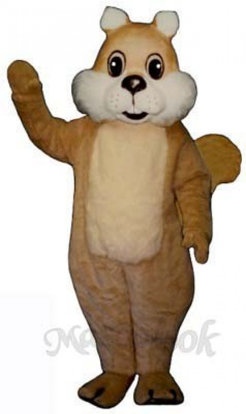 Chubby Squirrel Mascot Costume