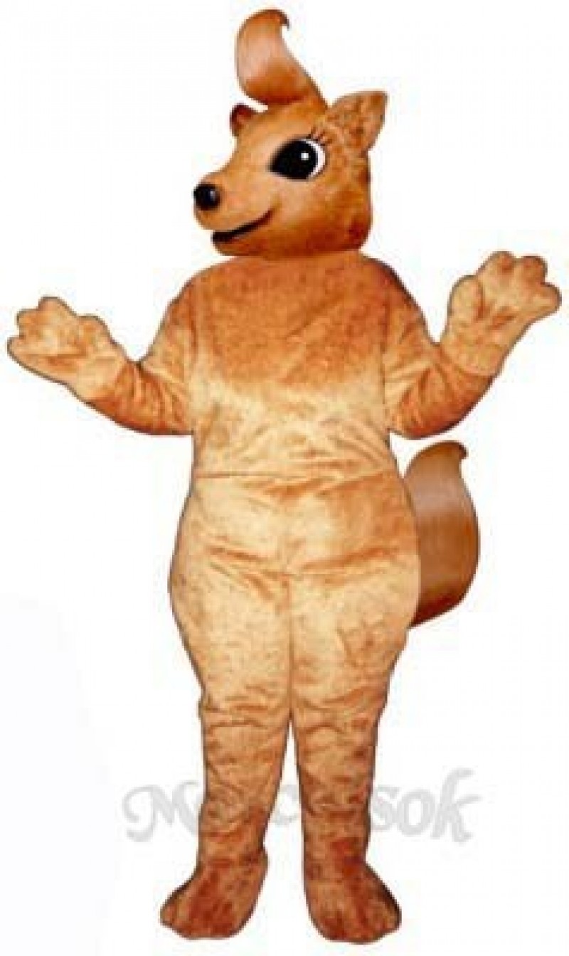 Girly Squirrel Mascot Costume