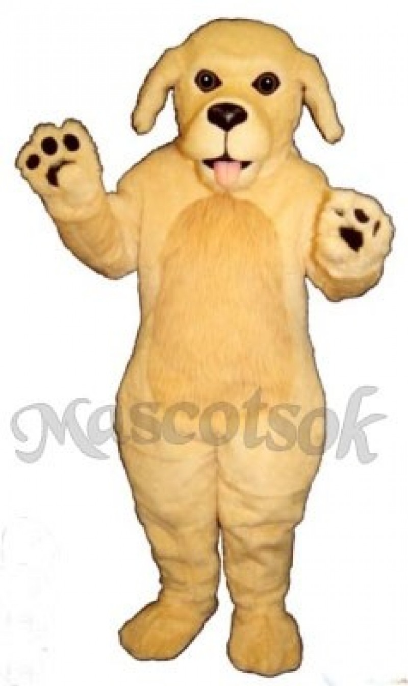 Cute Blonde Dog Mascot Costume