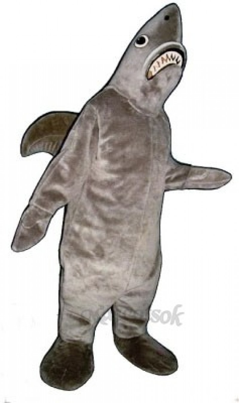 Cute Shark Mascot Costume