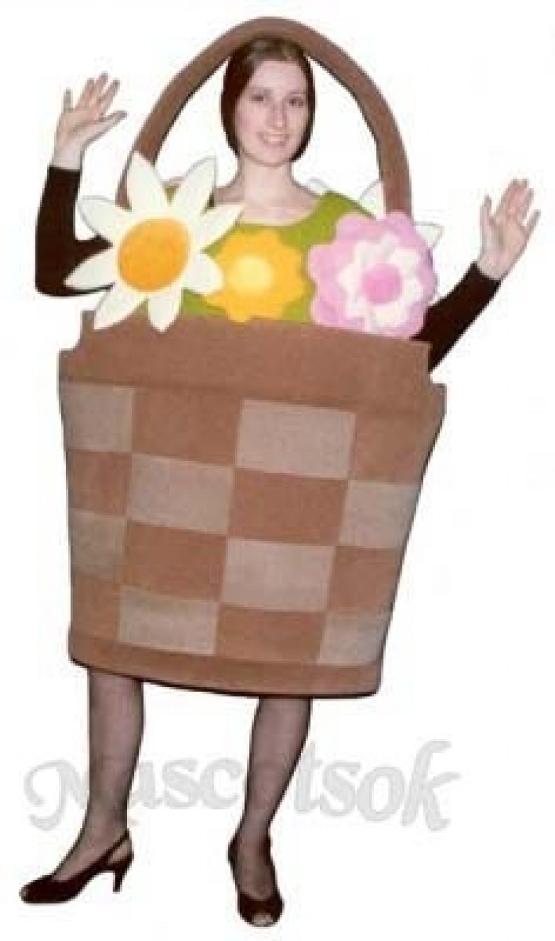 Basket of Flowers Mascot Costume