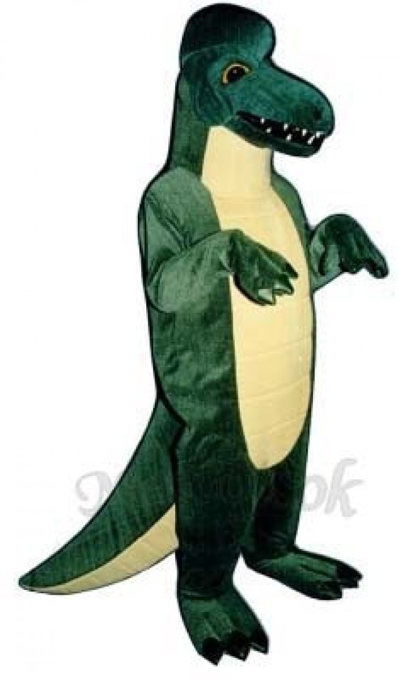 Dinosaur with Crest Mascot Costume