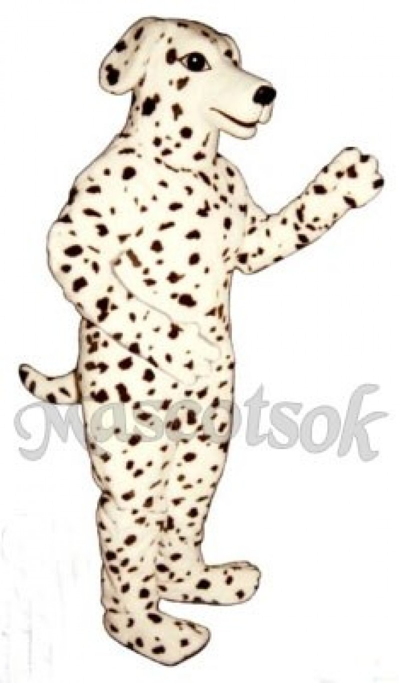 Cute Realistic Dalmatian Dog Mascot Costume