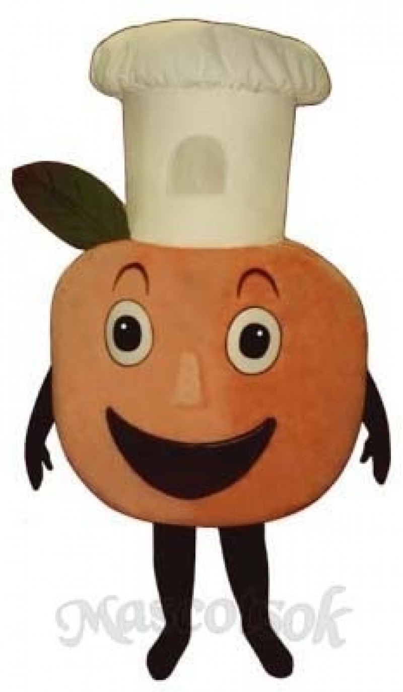 Baker Peach Mascot Costume
