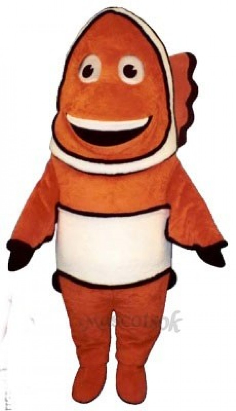 Cute Clown Fish Mascot Costume